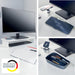 Leitz Ergo monitorstandaard, wit - OfficeTown
