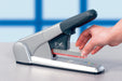 Leitz Heavy Duty nietmachine 5551, niet 80 vel, voor K6, K8, K10 en K12 nietcassettes, zilver - OfficeTown