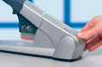 Leitz Heavy Duty nietmachine 5551, niet 80 vel, voor K6, K8, K10 en K12 nietcassettes, zilver - OfficeTown