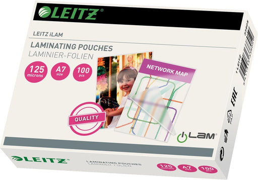 Leitz Ilam lamineerhoes ft A7, 250 micron (2 x 125 micron), pak van 100 stuks - OfficeTown