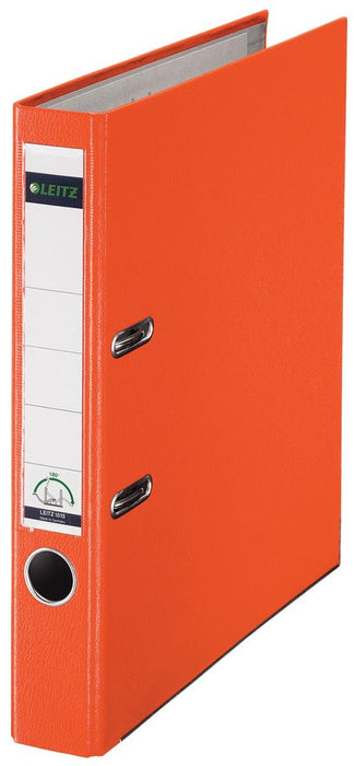 Leitz map oranje, 5 cm rug met hefboommechanisme - OfficeTown
