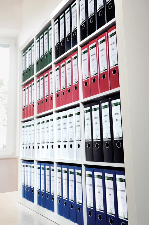 Leitz ordner zwart, rug van 8 cm met metalen sleuven - OfficeTown