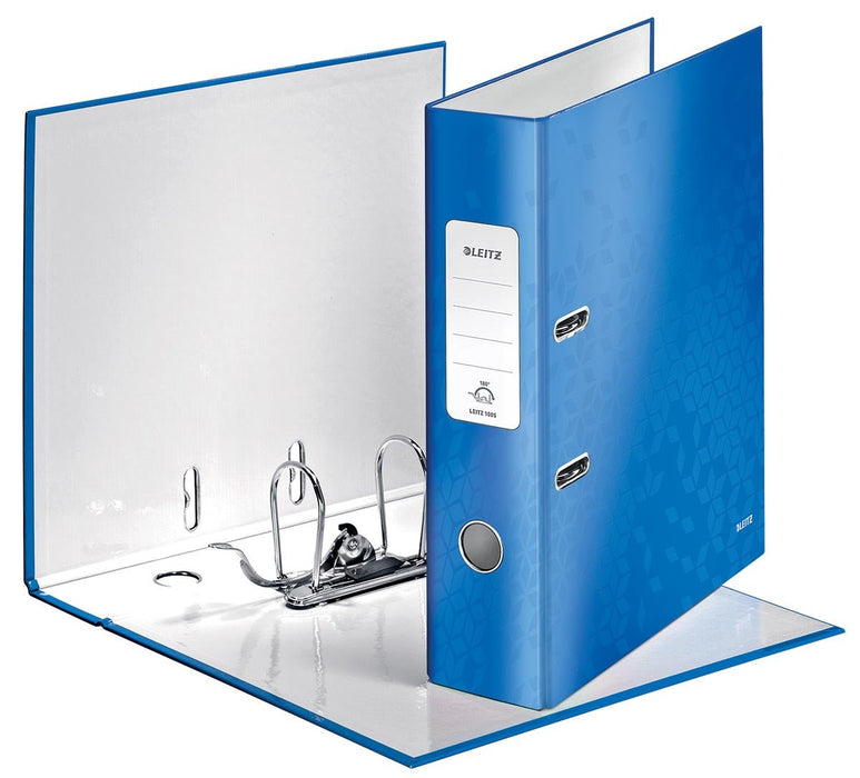 Leitz WOW map blauw, 8,0 cm brede rug - OfficeTown