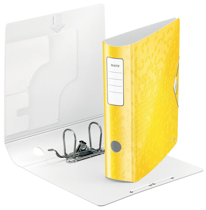 Leitz WOW ordner Actieve rug van 8,2 cm, geel - OfficeTown