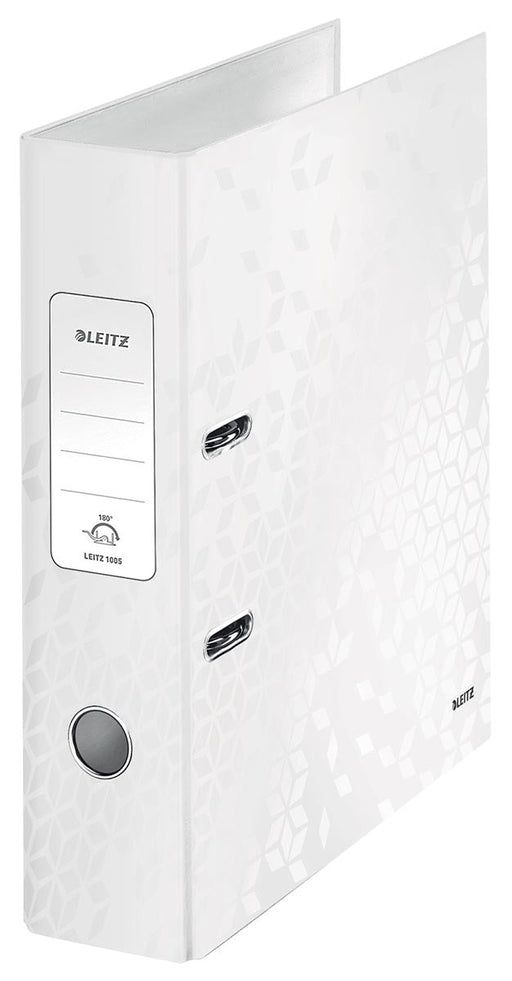 Leitz Wow witte ordner met 8,5 cm brede rug - OfficeTown