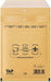 Luchtkussenenveloppen van Comebag, 150 x 215 mm, met stripsluiting, bruin, 100 stuks - OfficeTown