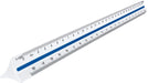 Maped driehoekige liniaal, schaalverdeling 1:20, 1:25, 1:50, 1:75, 1:100, 1:125, oranje - OfficeTown