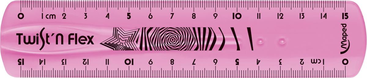 Maped lat Twist'n Flex, 15 cm - OfficeTown