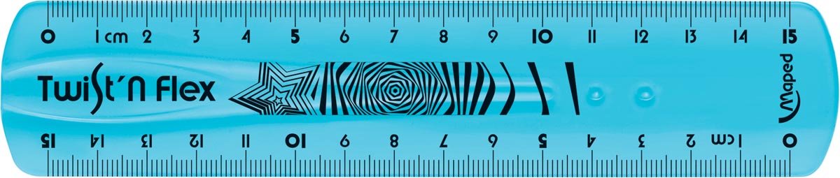 Maped lat Twist'n Flex, 15 cm - OfficeTown