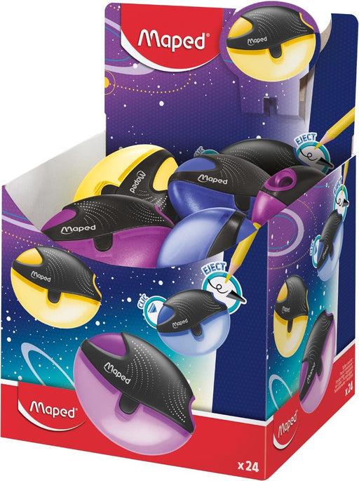 Maped Potloodslijper Galactic doos van 24 stuks - OfficeTown