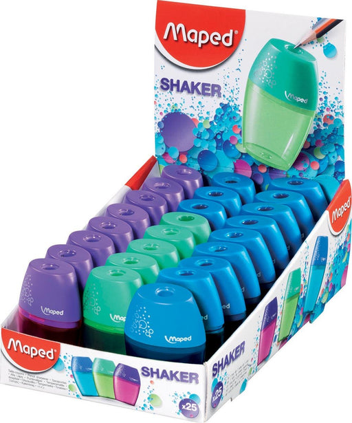 Maped Potloodslijper Shaker 1 - gaats, in meerdere kleuren - OfficeTown