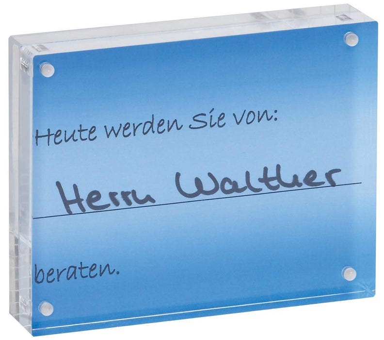 MAUL acryl fotolijst met magnetische hoekverbinding 11.5x9x2.4cm - OfficeTown