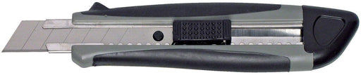 MAUL cutter Softgrip met rem, 18 mm, grijs - OfficeTown