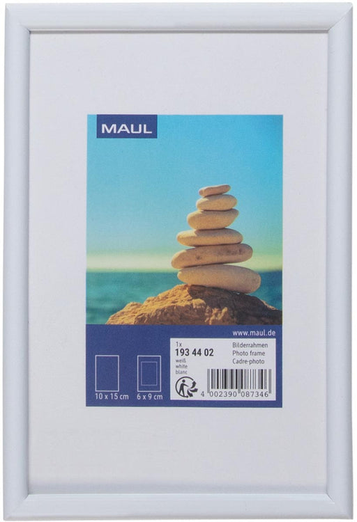 MAULart fotolijst, kunststof frame, ft 10 x 15 cm, wit - OfficeTown