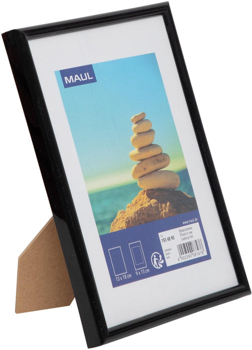 MAULart fotolijst, kunststof frame, ft 13 x 18 cm, zwart - OfficeTown