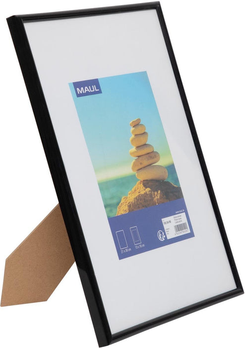 MAULart fotolijst, kunststof frame, ft 21 x 30 cm, zwart - OfficeTown