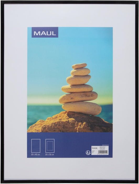 MAULart fotolijst, kunststof frame, ft 30 x 40 cm, zwart - OfficeTown