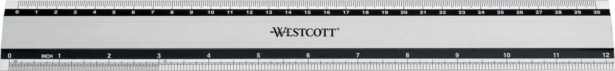 Metalen liniaal van Westcott 30 cm - OfficeTown
