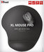Muismat Trust BigFoot XL met ergonomische gel polssteun, zwart - OfficeTown