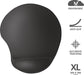 Muismat Trust BigFoot XL met ergonomische gel polssteun, zwart - OfficeTown