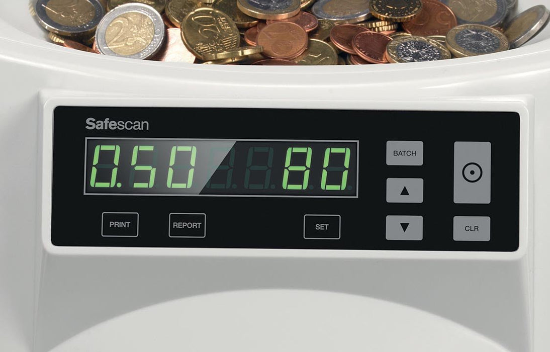 Munttel - en sorteermachine Safescan 1250 - OfficeTown