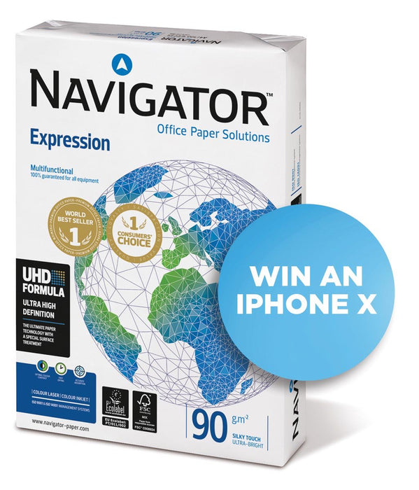 Navigator Expression presentatiepapier A4, 90 g, pak van 500 vellen - OfficeTown