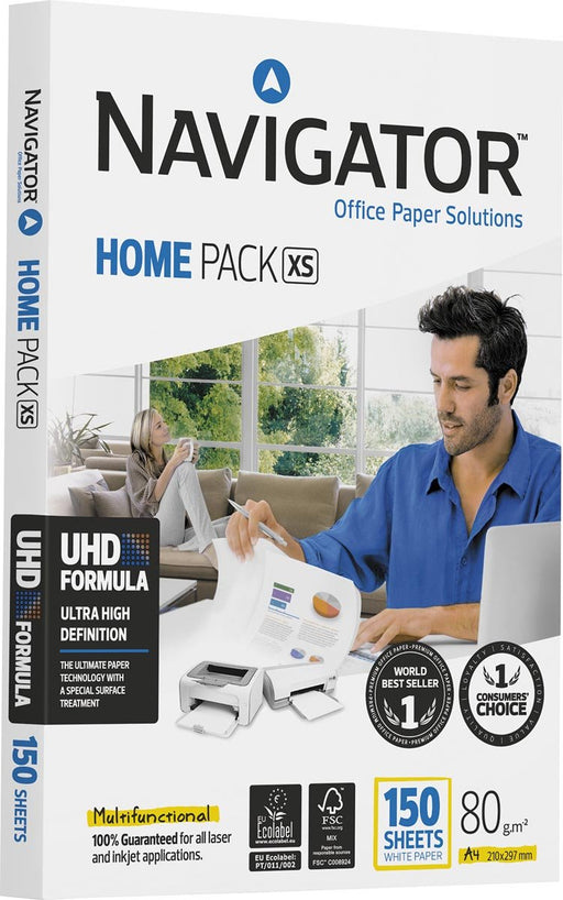 Navigator Home Pack XS printpapier ft A4,80 g, pak van 150 vel - OfficeTown