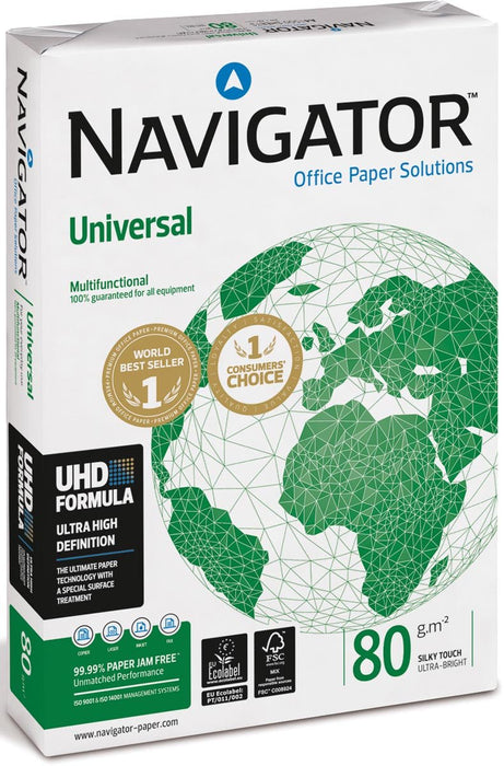 Navigator Universal printpapier ft A3, 80 g, pak van 500 vel - OfficeTown