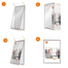 Nobo Impression clicklijst, ft A3, met geanodiseerd frame - OfficeTown