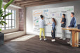 Nobo Infinity randloos whiteboard, staal, magnetisch, 60 x 90 cm - OfficeTown