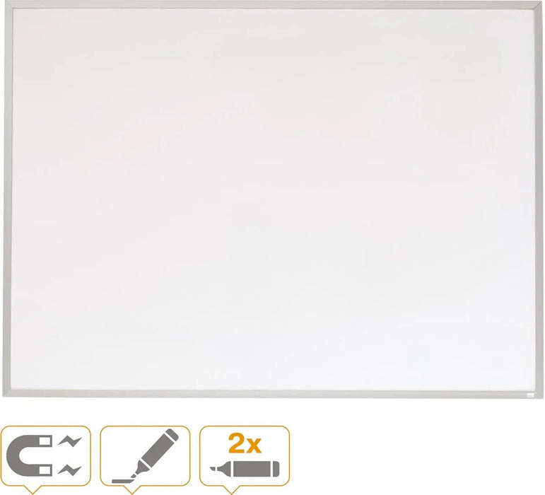 Nobo magnetisch whiteboard met aluminium lijst ft 58,5 x 43 cm - OfficeTown