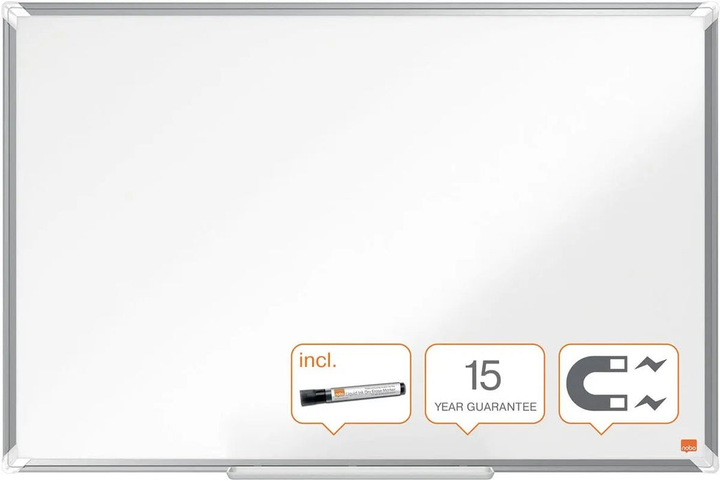 Nobo Premium Plus magnetisch whiteboard, gelakt staal, ft 90 x 60 cm - OfficeTown