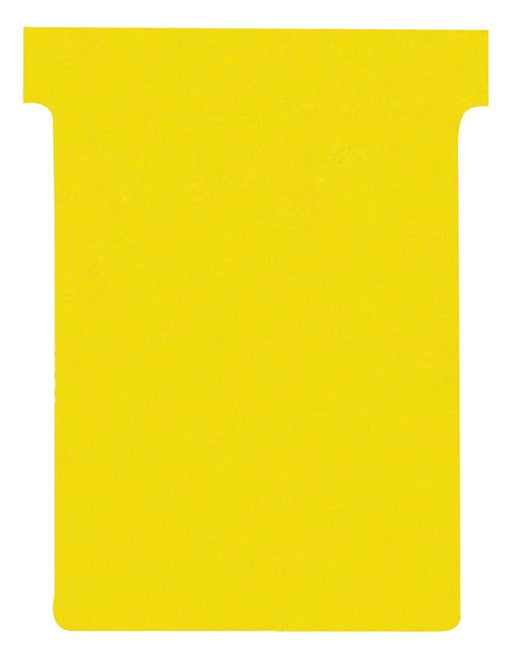 Nobo T - planbordkaarten index 3, ft 120 x 92 mm, geel - OfficeTown