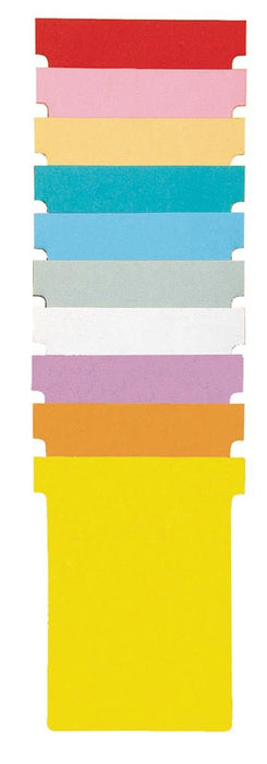 Nobo T - planbordkaarten index 4, ft 180 x 124 mm, geel - OfficeTown