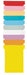 Nobo T - planbordkaarten index 4, ft 180 x 124 mm, geel - OfficeTown