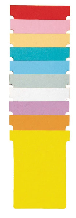 Nobo T - planbordkaarten index 4, ft 180 x 124 mm, oranje - OfficeTown