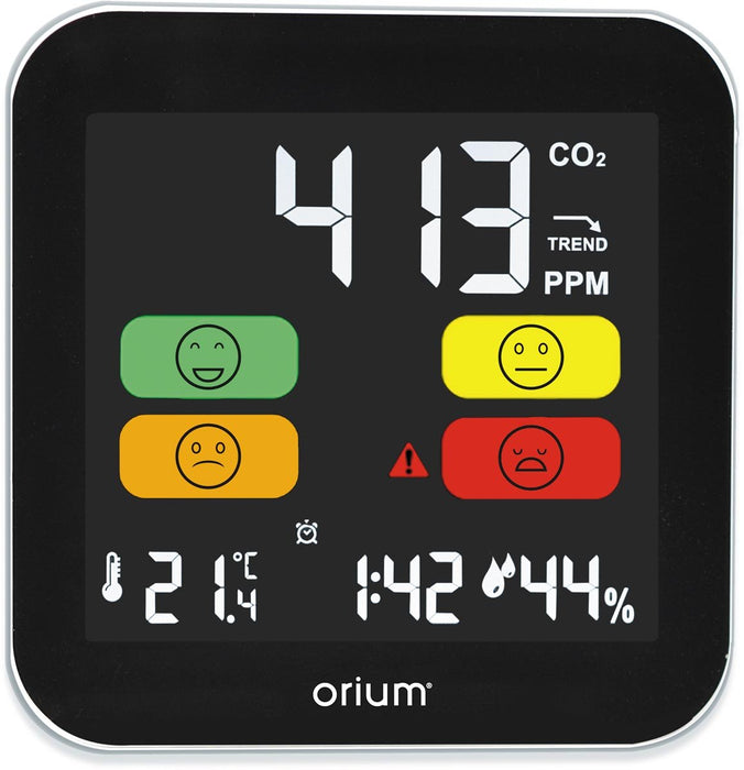 Orium deur Cep professionele CO2 - meter voor ruimtes tot 75 m² met LCD - scherm - OfficeTown
