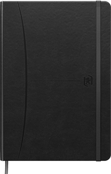 Oxford Signature Slimme Journal, ft A5, gelinieerd, zwart 5 stuks - OfficeTown