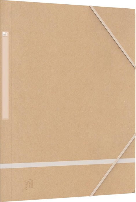 Oxford Touareg kartonnen map, ft A4, beige met witte lijn - OfficeTown