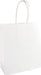 Papieren draagtassen, 32 x 12 x 41 cm, wit, 50 stuks - OfficeTown