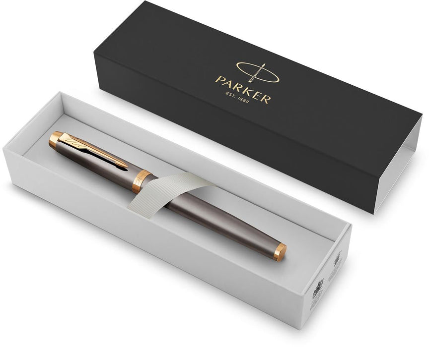 Parker IM Premium vulpen, grijs GT, fijn, giftbox - OfficeTown
