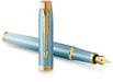Parker IM Rituals, vulpen, turkoois GT, fijn, giftbox - OfficeTown