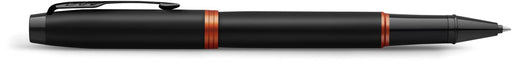 Parker IM Vibrant Rings roller, zwart met oranje accenten - OfficeTown