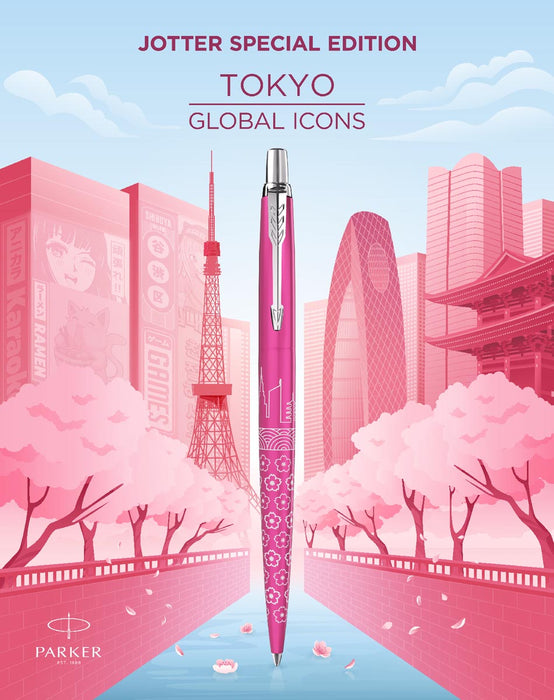Parker Jotter balpen special edition Tokyo, medium, in giftbox - OfficeTown