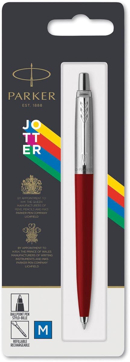Parker Jotter Originals balpen, rood, op blister - OfficeTown