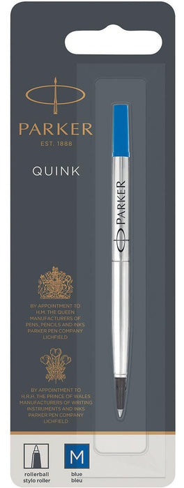 Parker navulling voor roller medium, blauw, in verpakking - OfficeTown
