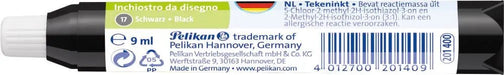 Pelikan Oost - Indische inkt zwart, tube van 9 ml - OfficeTown