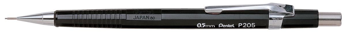 Pentel vulpotlood 0,5 mm met gum en metalen drukknop - OfficeTown