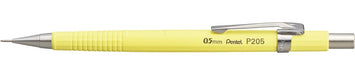 Pentel vulpotlood voor potloodstiften: 0,5 mm, pastel gele houder 12 stuks - OfficeTown