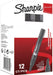 Permanent marker Paper Mate W10 zwart 12 stuks met schuine punt - OfficeTown